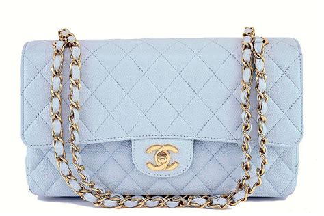 chanel pastel blue bag